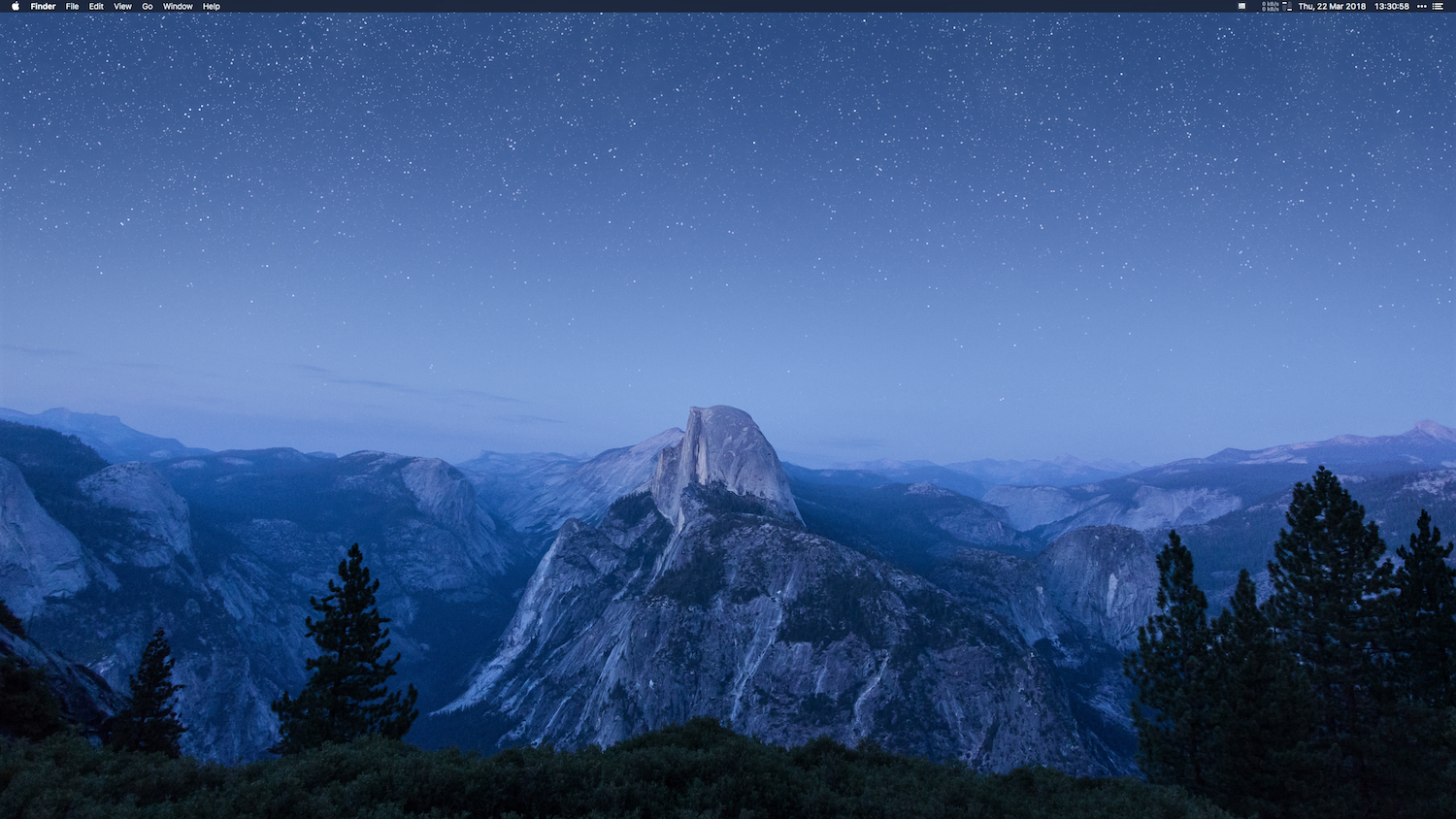 My macOS desktop.